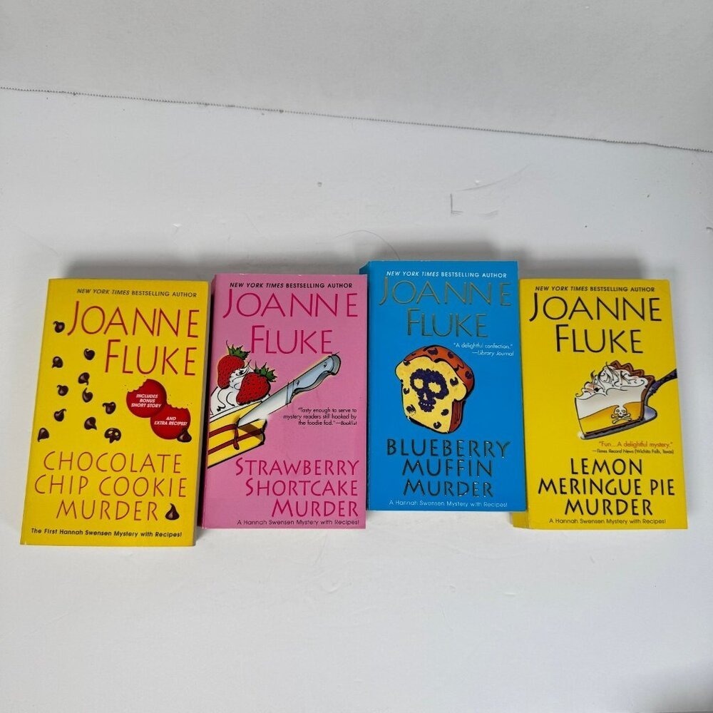 Joanne Fluke Hannah Swensen Mystery Set 4 Books Cozy Culinary Paperback